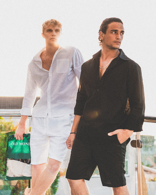 Men’s Summer Shorts | Drawstring Straight Fit