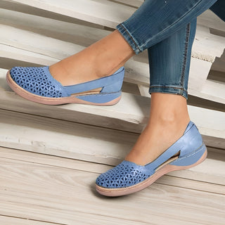 Women’s Perforated Flats | Slip-On