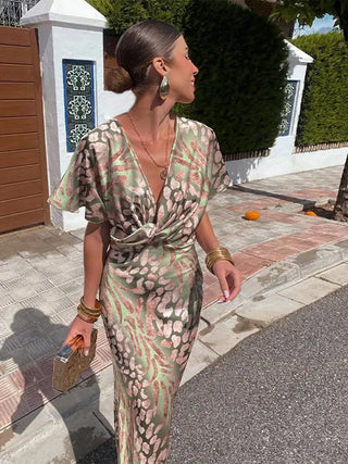 Women’s Summer Wrap Dress | Maxi