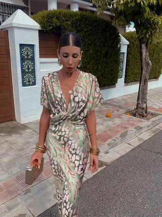 Women’s Summer Wrap Dress | Maxi