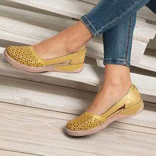 Women’s Perforated Flats | Slip-On