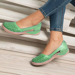 Women’s Perforated Flats | Slip-On
