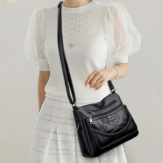 Women’s Large Crossbody Shoulder Bag | Multiple Compartments