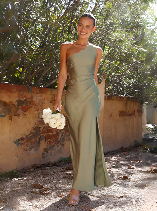 Women’s One Shoulder Evening Dress | Maxi