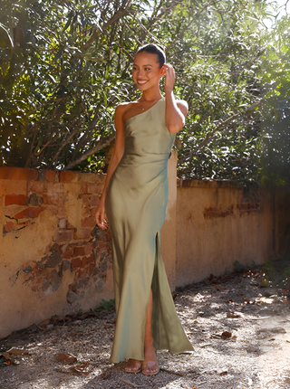 Women’s One Shoulder Evening Dress | Maxi
